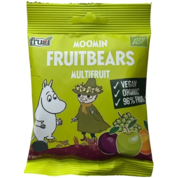 Frugi BIO Moomin marmelādes lācīši ar multiaugļu g