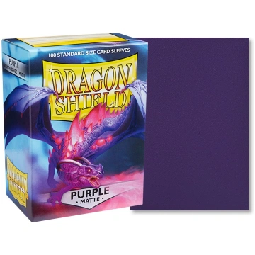 Dragon Shield Standard Sleeves - Matte Purple (100