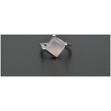 Anello Con pietra di Quarzo Rosa Minerals Club