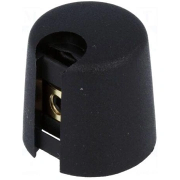Knob | with pointer | plastic | Øshaft: 6mm | Ø16x