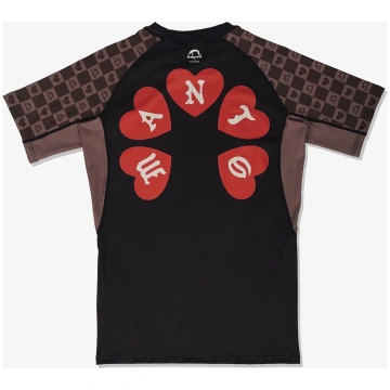 Rashguard Manto Tuff Luv short sleeves black