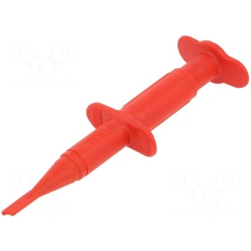 Clip-on probe | hook type | 3A | red | 1kV | 4mm |