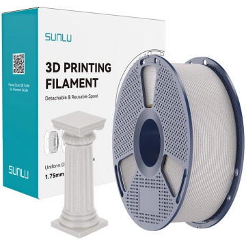 Sunlu PLA High-Speed Marble Filament (light gray) 