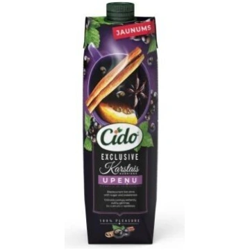 Karstais sulas dzēriens CIDO, Upeņu, (prisma), 1l