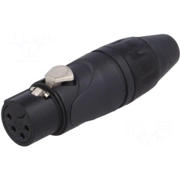 Plug | XLR | female | PIN: 4 | straight | for cabl