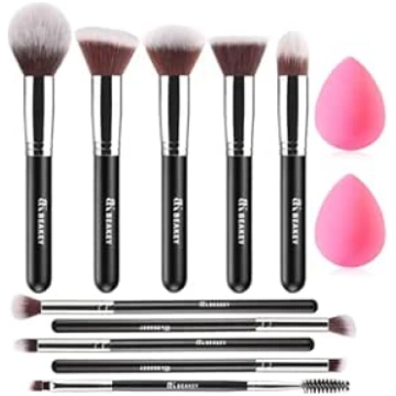 Beakey Makeup Brush Set A-silver : Amazon.de: Beau