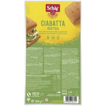 SCHAR bezglutēna maize Ciabatta Rustica, 200g Dr. 