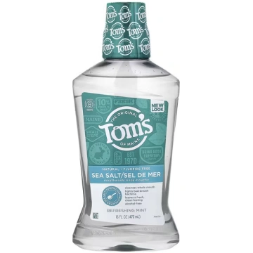 Tom's of Maine, Sea Salt Mouthwash, Fluoride