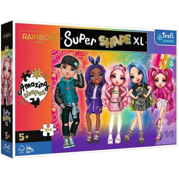 Trefl Puzzle 104 elementy Super Shapes XL Stylowe 