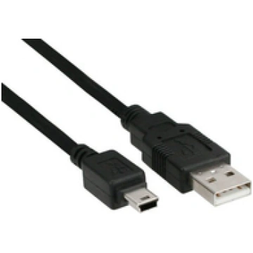 Kabel USB InLine USB A/Mini USB 5pin 0.5m Black (3