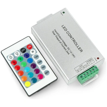 LED RGB strip driver with IR remote - 20 keys OEM 