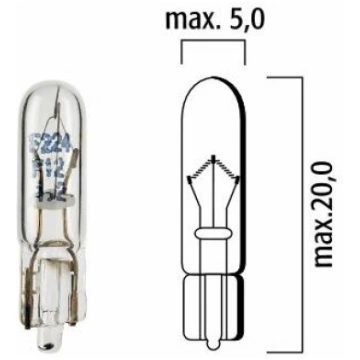 Autospuldze 12V 1.2W W2X4.6d | F4191 | 40183540007