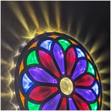 The Decorative Light Wheel - 40cm / Multicolour