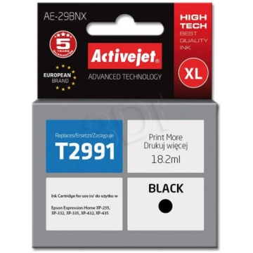 Activejet AE-29BNX (replacement Epson 29XL T2991; 