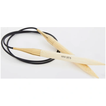 Bamboo bambusa Apļa adāmadatas 100cm / KnitPro - 9