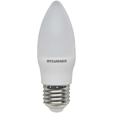 LED spuldze Sylvania svecīte Frosted E27 5W 240V 4