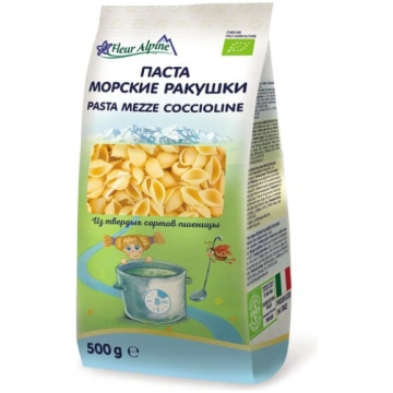 Makaroni Pasta Mezze Cocciolette, 500 g, 2 Fleur A