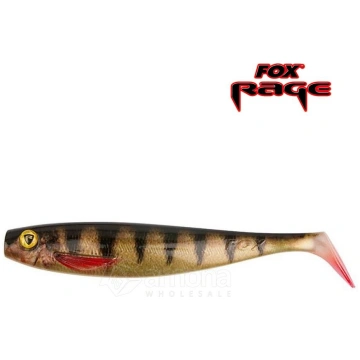 Gumijas zivis Fox Rage Pro Shad, 28 cm, melna krās