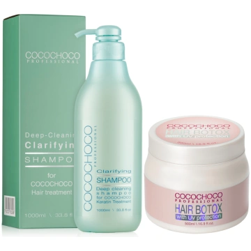 COCOCHOCO Botox 500ml + COCOCHOCO attīrošais šampū