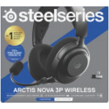 SteelSeries Arctis Nova 3P austiņas. melnas (61686