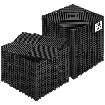 VEVOR 30×30 cm Bloķējams drenāžas grīdas paklājs, 