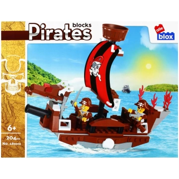Konstruktors ALLEBLOX Pirāts 204 detaļas, izmēri 3