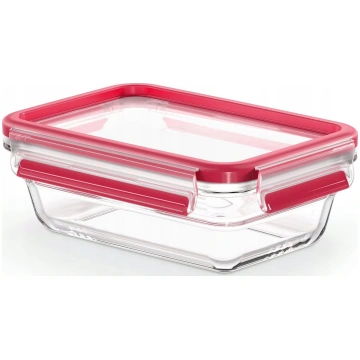 Emsa ClipClose Glass Food Container Square 700 ml 