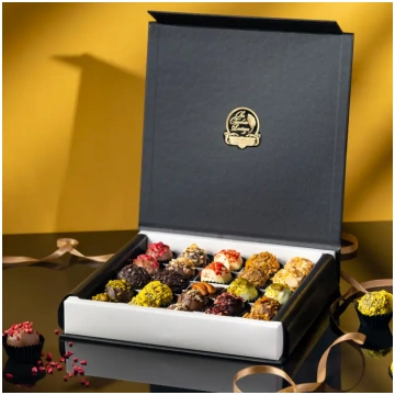 Selection of assorted truffles