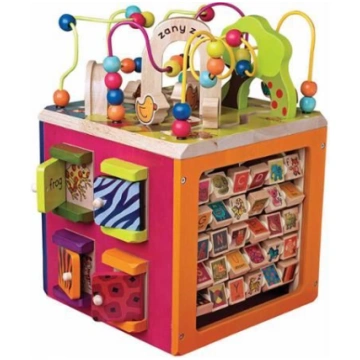 Zany zoo aktivitātes kubs B. Toys