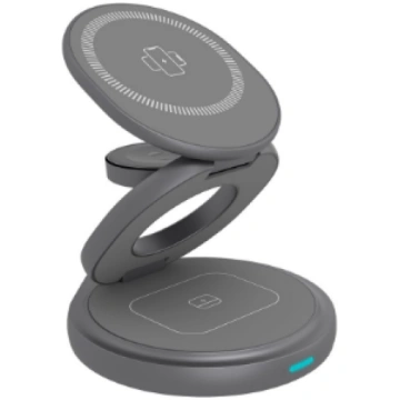 Raidsonic 3 in 1 foldable magnetic charging stand 