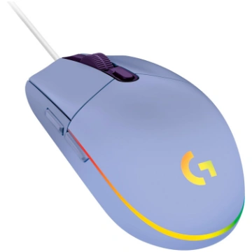 Logitech G102 LightSync, optiskā, violeta - Datorp