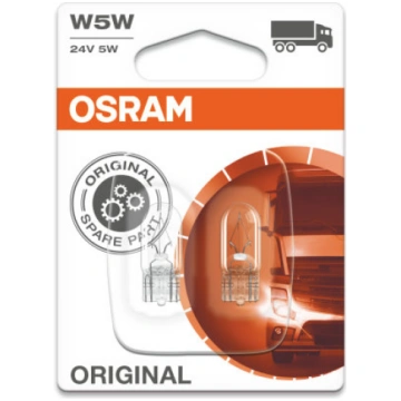 OSRAM ORIGINAL 24V 5W W5W W2.1X9.5D O2845