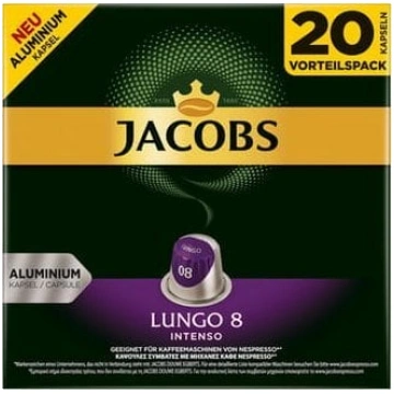 Jacobs Jacobs Lungo Intenso 8 Kafijas Maltā Kapsul