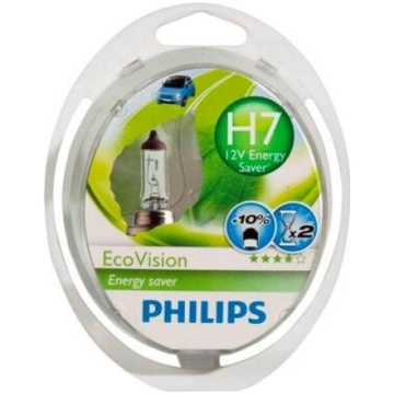 PHILIPS autospuldze H7 12V 55W ECO VISION (energy 