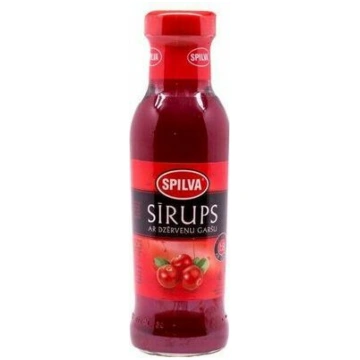 Sīrups ar dzērveņu garšu 0.32l, Spilva