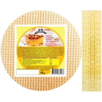 Vafeļu plāksnes tortēm "Klasiskās", 90g Vecais Beķ