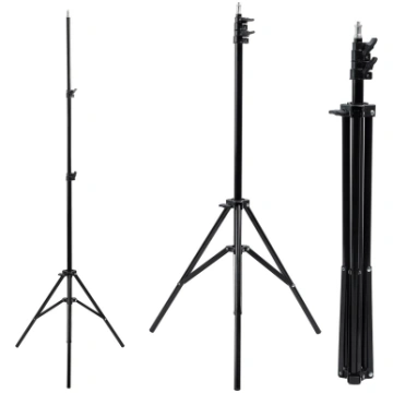 Maclean MC-163 statīvs gredzenveida lampai 12", me
