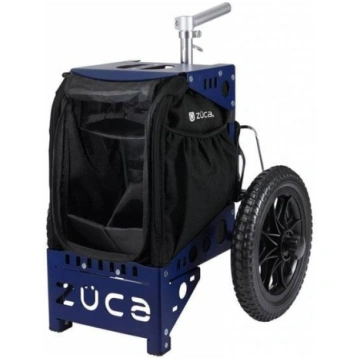 ZUCA Compact Disc Golf Cart - Melns