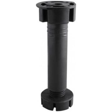 Regulējama mēbeļu kāja DP-150 h150-180mm melns