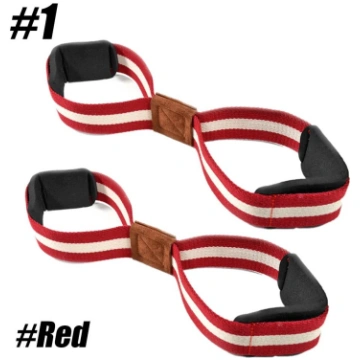 1Pair Figure 8 Weight Lifting Straps for Weightlif