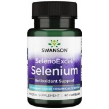 SelenoExcell Selenium, 200mcg - 60 caps Swanson P3