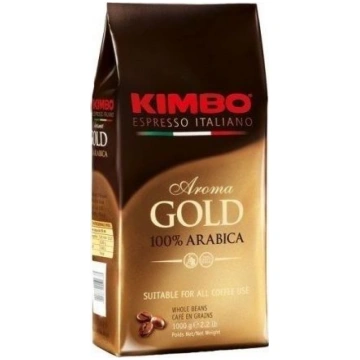 Kimbo Aroma Gold 1kg ( 8002200102180 014086 ) pied