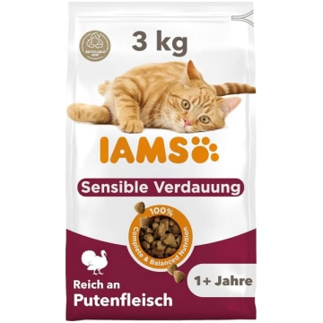 IAMS Vitality Sensitive Digestion sausā kaķu barīb