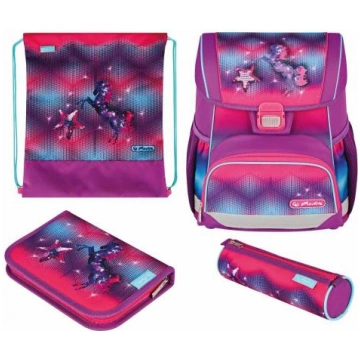 Skolas mugursoma Herlitz Loop Plus 50043699, rozā