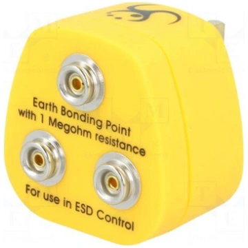 Earthing plug | ESD | Features: three10mm male pre