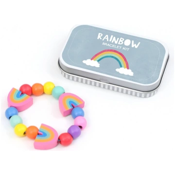 Mini Bracelet Making Kit - Rainbow - Cotton Twist