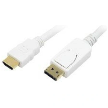 VADS LOGILINK DisplayPort UZ HDMI BALTS 2m CV0055
