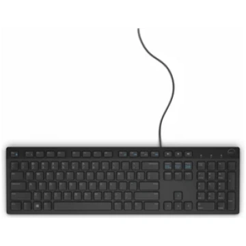 Dell | KB216 | Standard | Wired | Russian | Black 