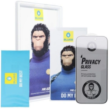5D Mr. Monkey Glass Privacy - Samsung Galaxy S25 P