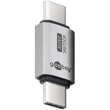 Goobay 74448 USB-C™ Adapter Straight, USB4™ Goobay
